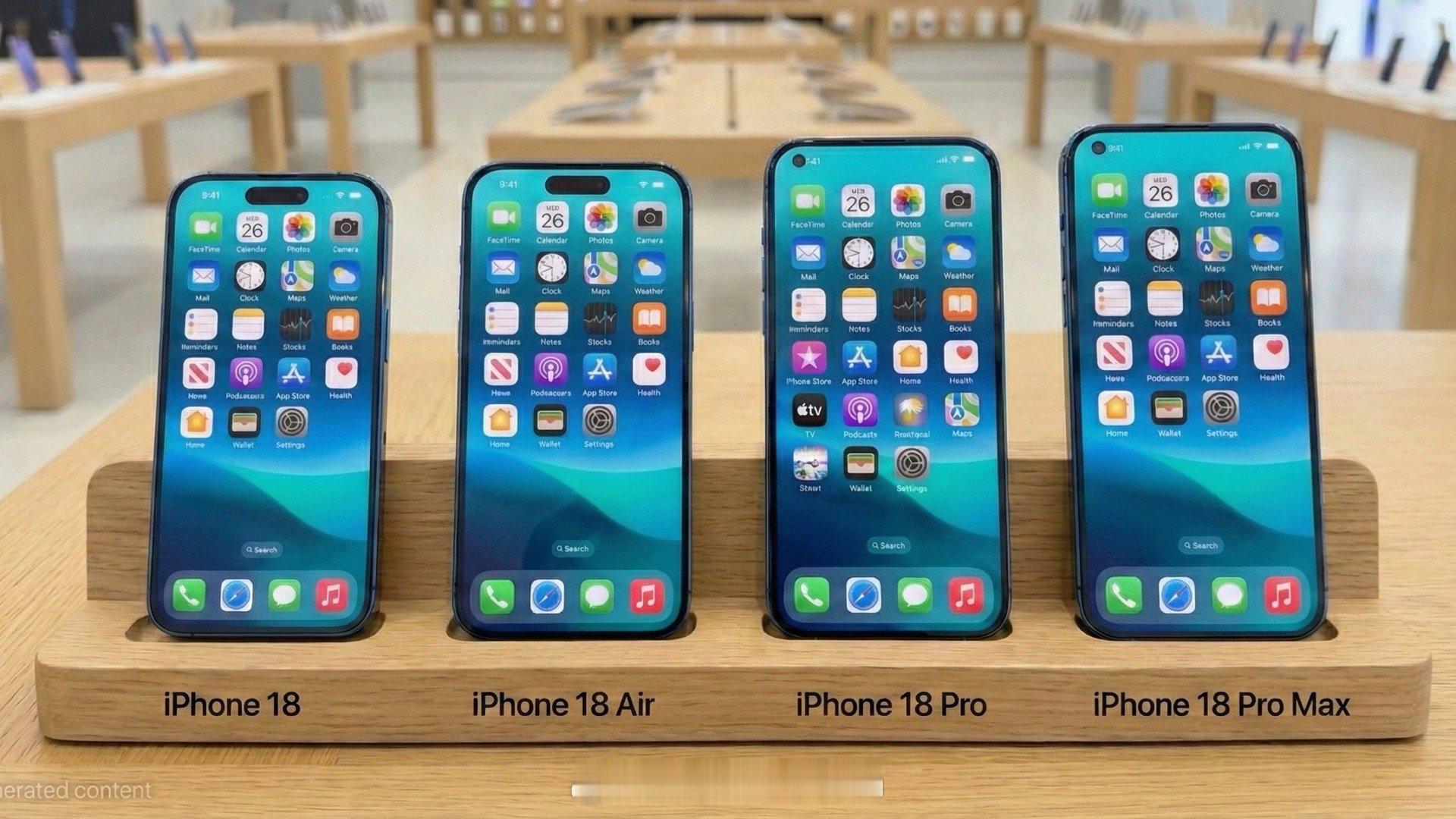 iPhone18系列售价曝光emmm还有8个月呢大哥这么快就做预期了吗？内存后面