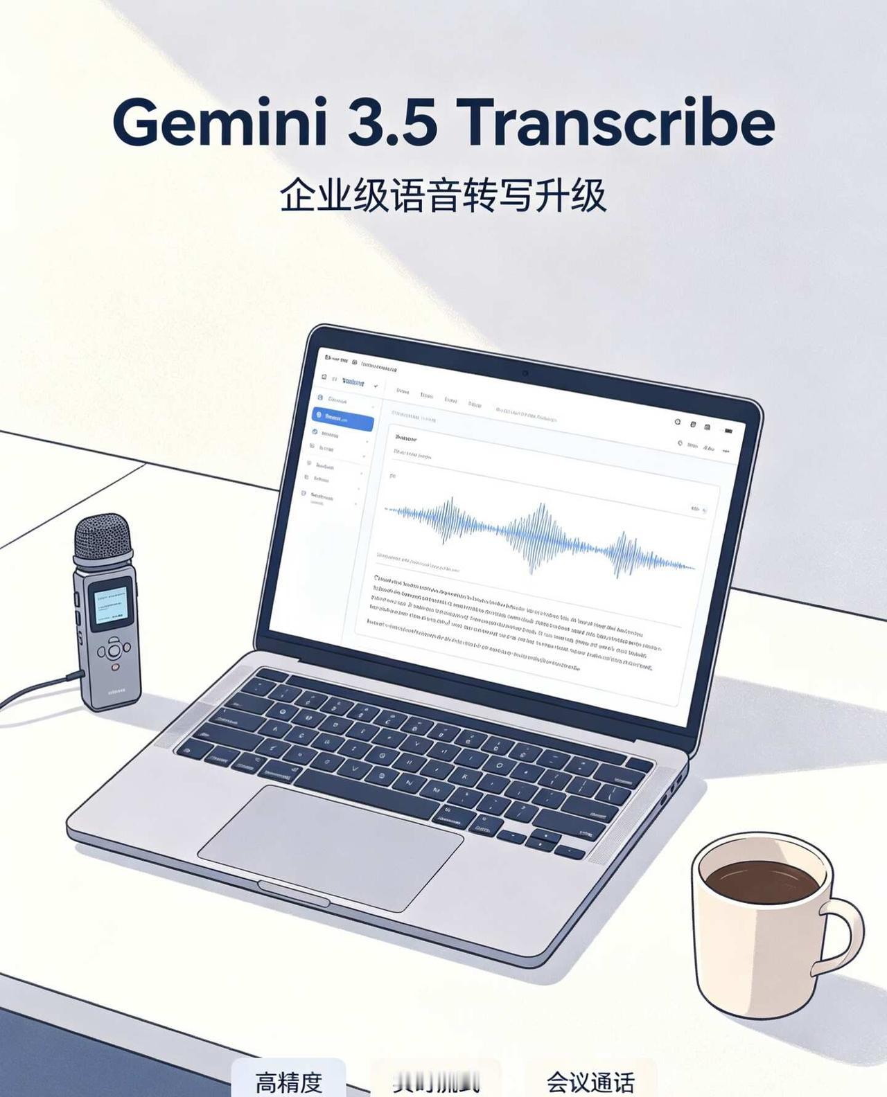 Gemini 3.5 Transcribe｜企业级语音转写迎来
Google正式