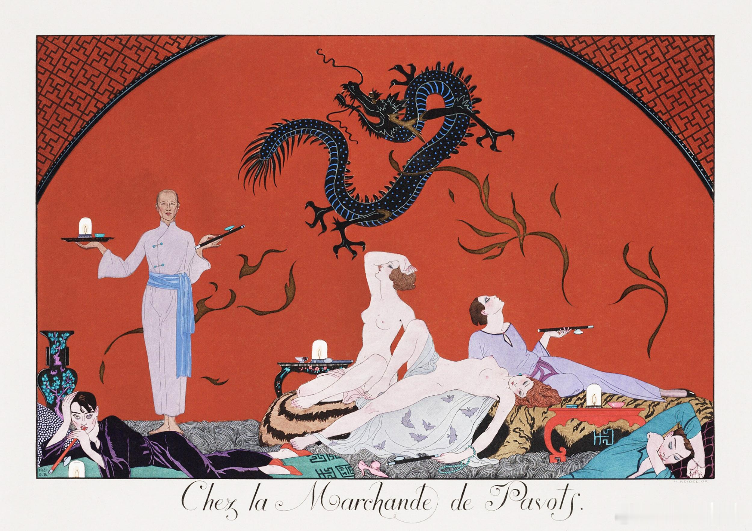 西洋历史文化鱼缸历史知识 法国著名插画家乔治·巴比尔（George Barbie