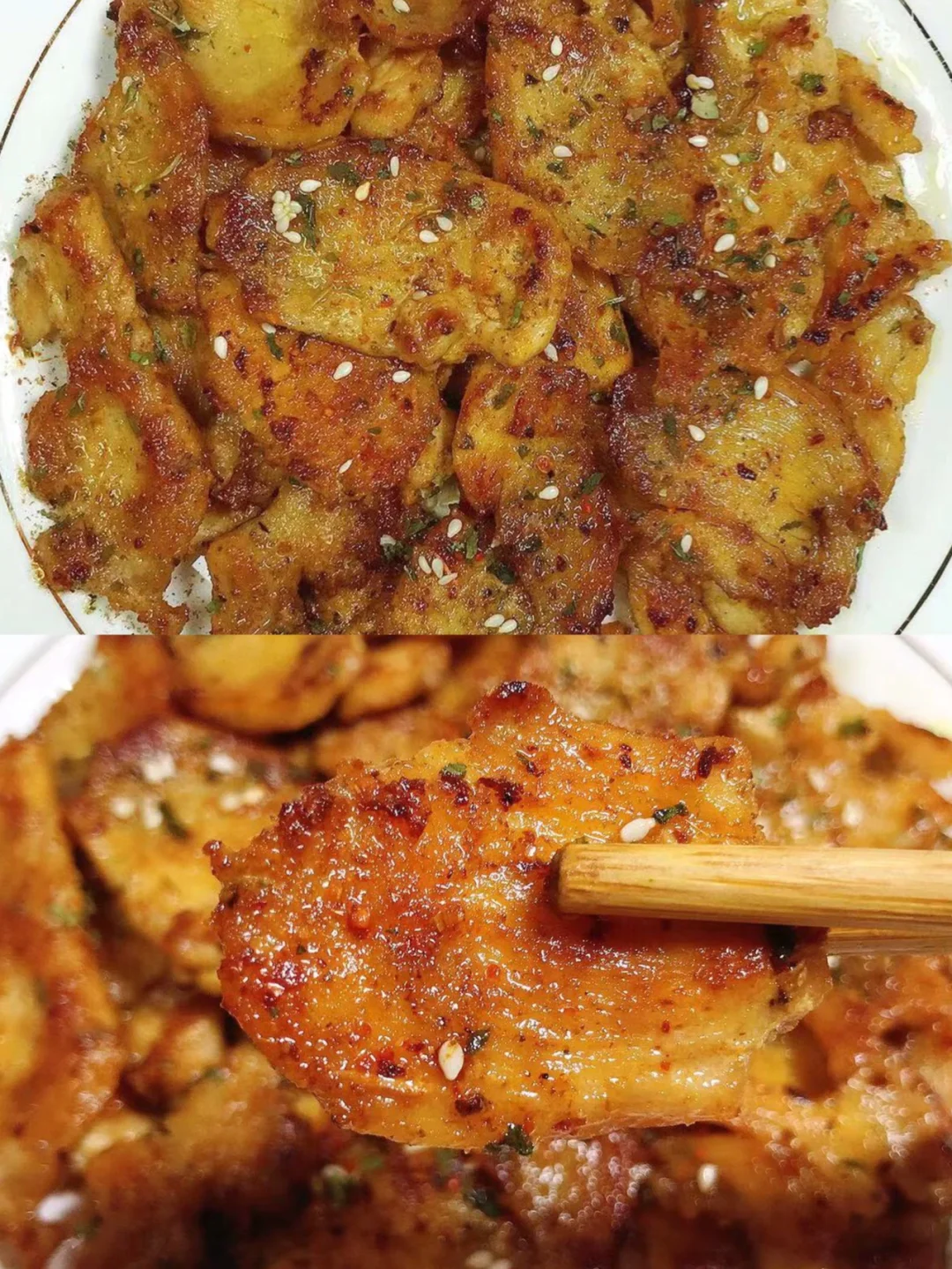 低脂低卡‼️香煎鸡胸肉，超级好吃❗️