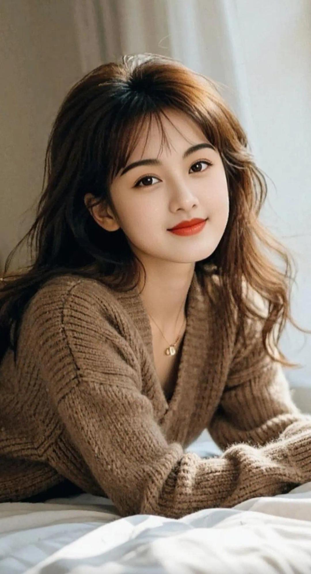 温柔甜美的少女，暖阳下的慵懒时光。高清美女 美女人像群