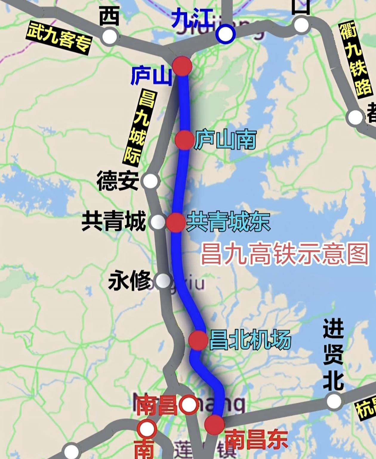 2条时速350高铁，进入静态验收！

昌九、渝万，一江西一重庆，全线5站，一端大