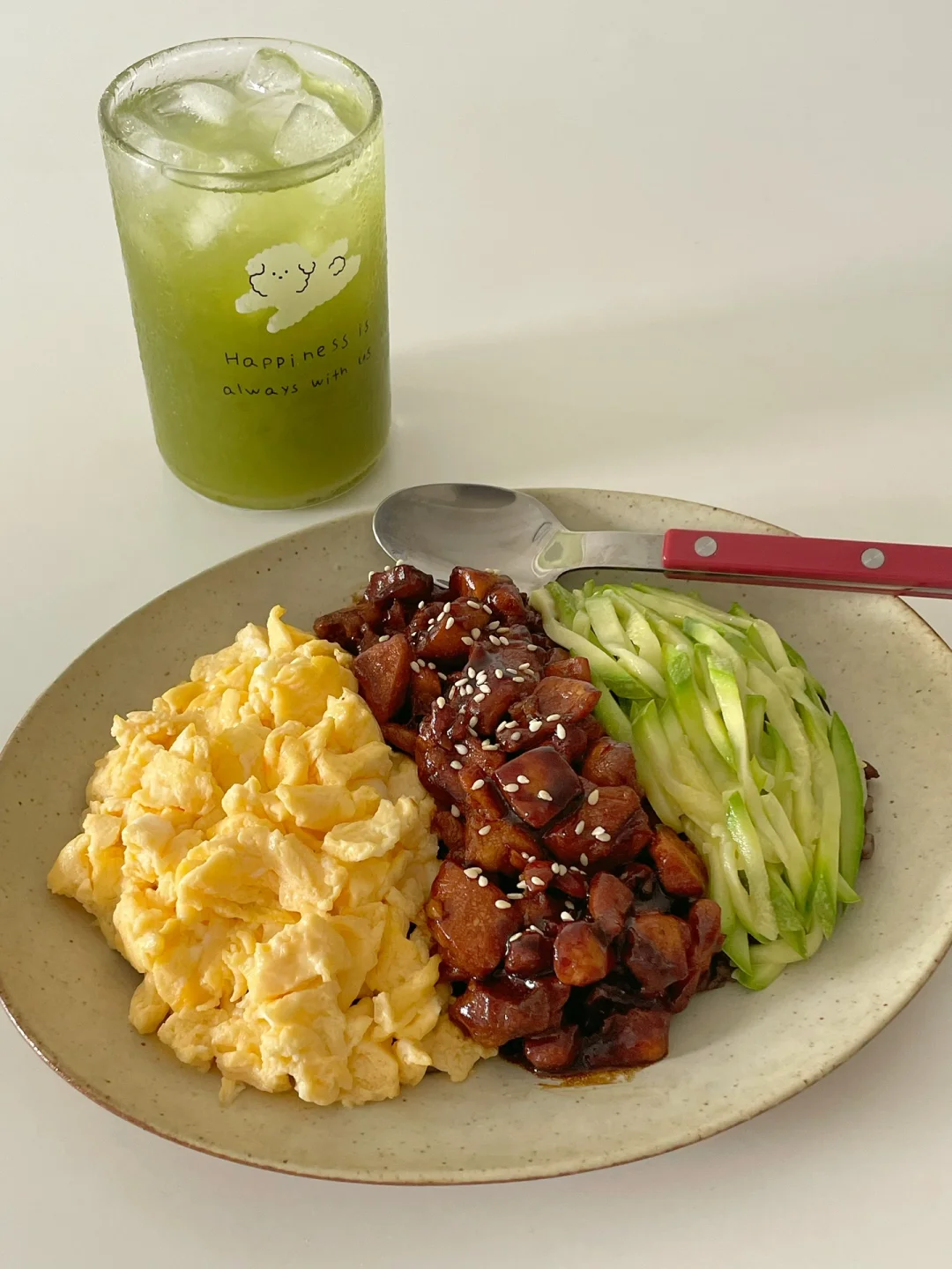 经典低卡餐🍗三色鸡肉拌饭🥬懒人夏日美味🍳