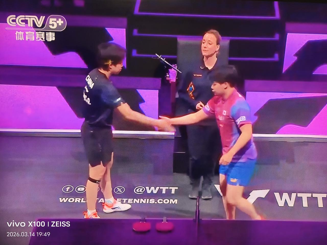 王楚钦🇨🇳再遇松岛辉空🇯🇵！
王皓指导坐镇场外！
近两年来两人五次交手，