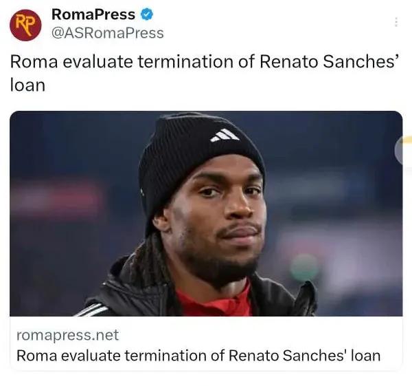 🇮🇹意大利足球🇮🇹
罗马准备提前终止和雷纳托的合同
早知现在何必当初
罗