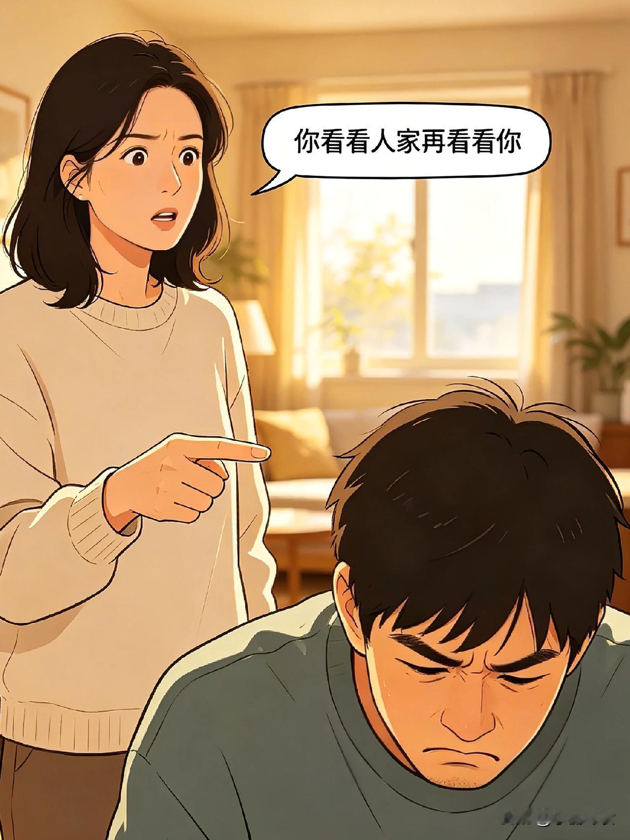 你看看人家，再看看你。
看懂男人的深情 最伤人五句话 讨厌的一句话 男人最伤人的