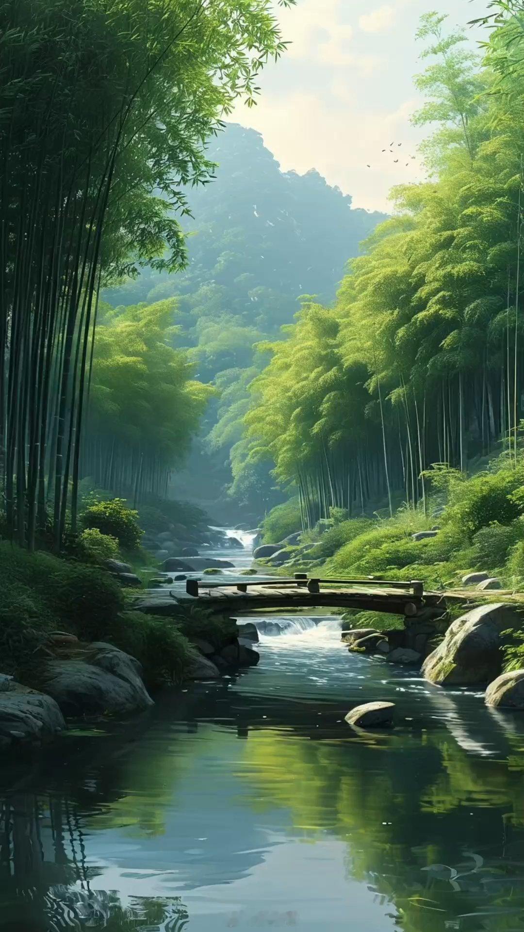 像竹子一样生活真的很爽 空心处世，看淡纷扰，不纠结过往，不焦虑未来，活得清醒又松