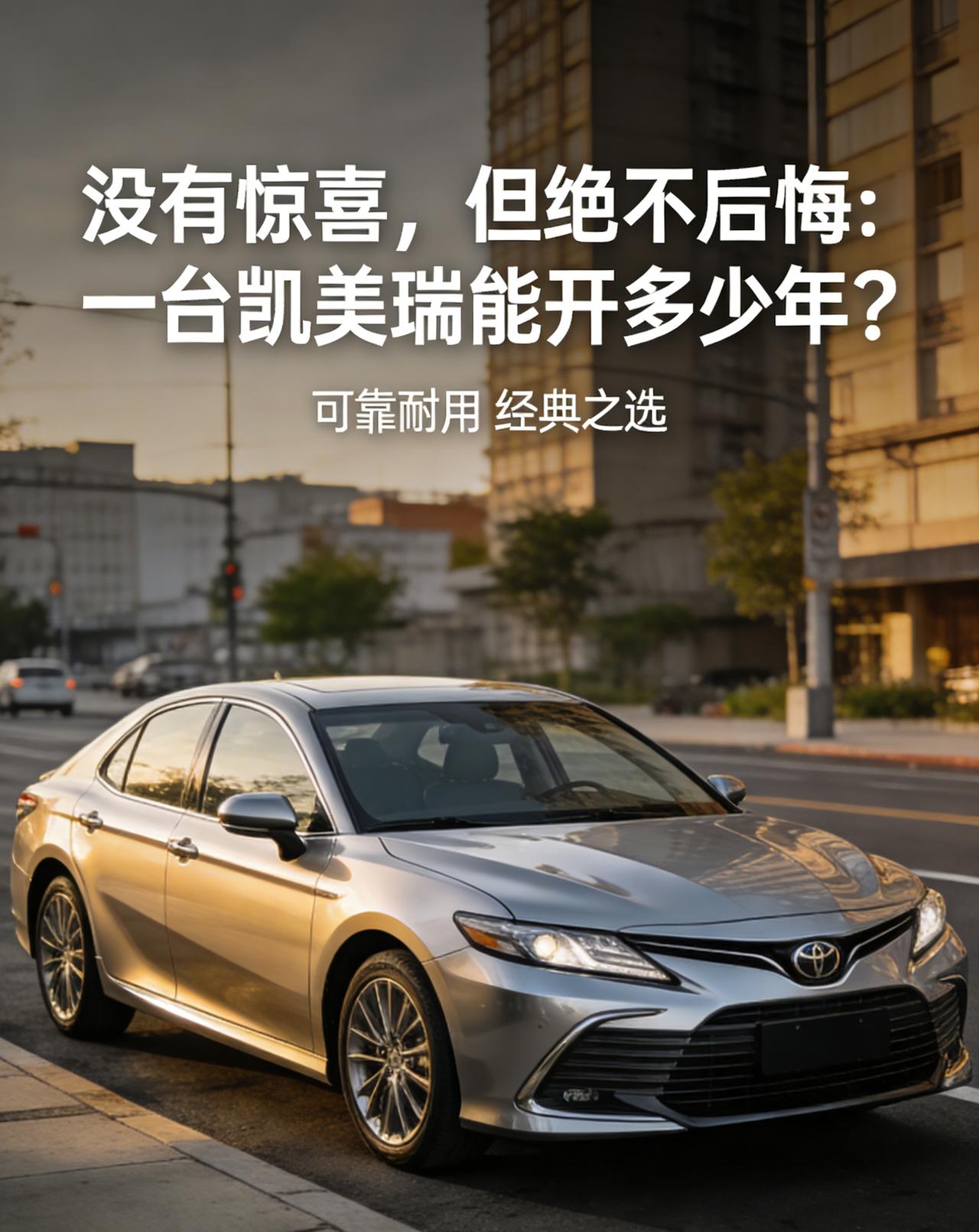 聊丰田凯美瑞。这车在国内卖了二十多年，江湖人称"中型轿车常青树"。但最近我听到一