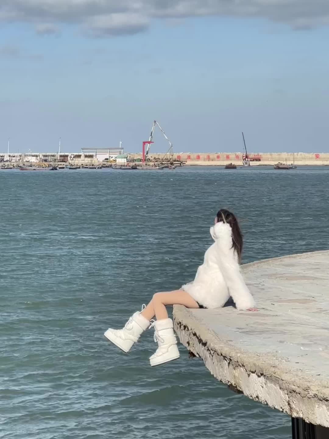 🌊･ﾟ被遗弃的码头 废墟中的破碎感 . 蓝色治愈系