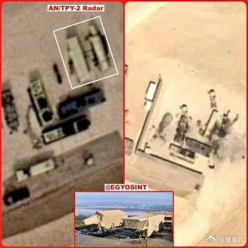 伊朗击中美国在约旦空军基地的THAAD雷达美国战略导弹防御系统雷达在约旦被摧毁摧