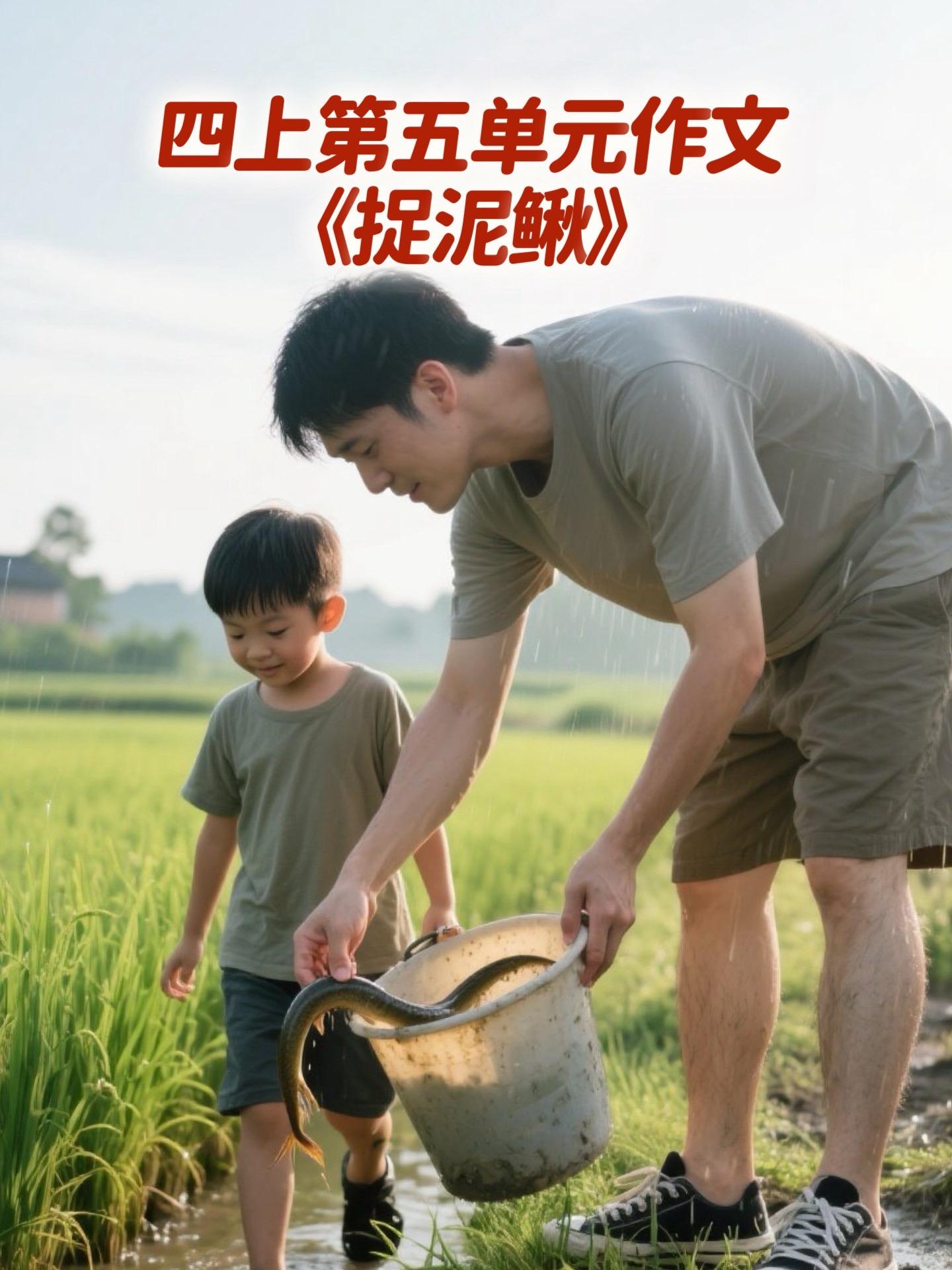 《捉泥鳅》 优秀范文。家长必读，小学四年级上册第五单元习作《生活万花筒...