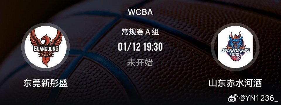 杨力维杨力维2025-2026赛季wcba联赛 『 1月12日 』19:30  