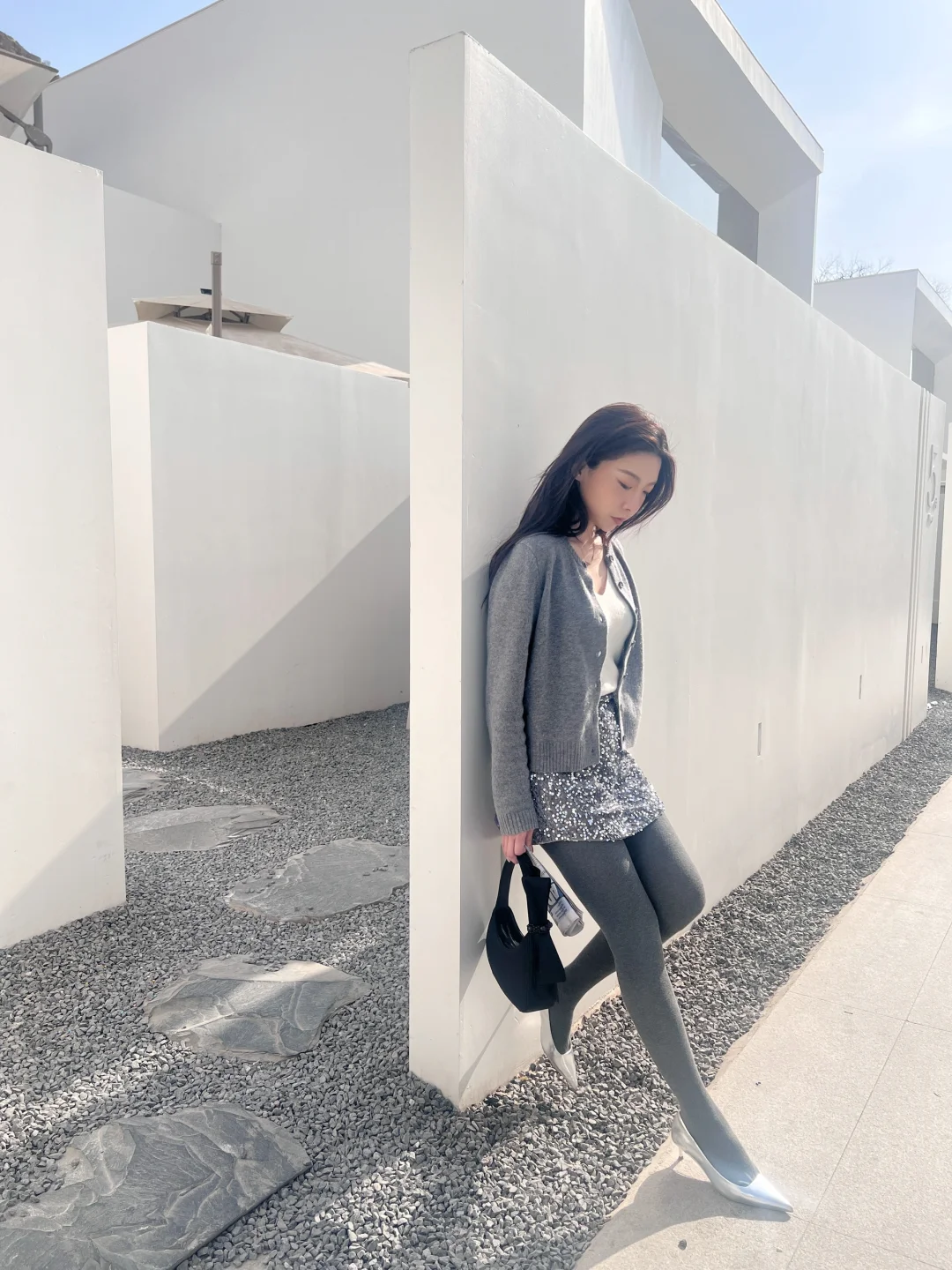 OOTD｜灰色miu系穿搭