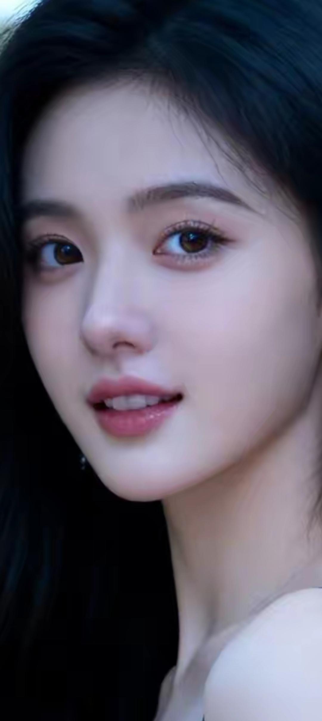 温柔甜美的少女，笑靥如花，清新动人！🌸💖