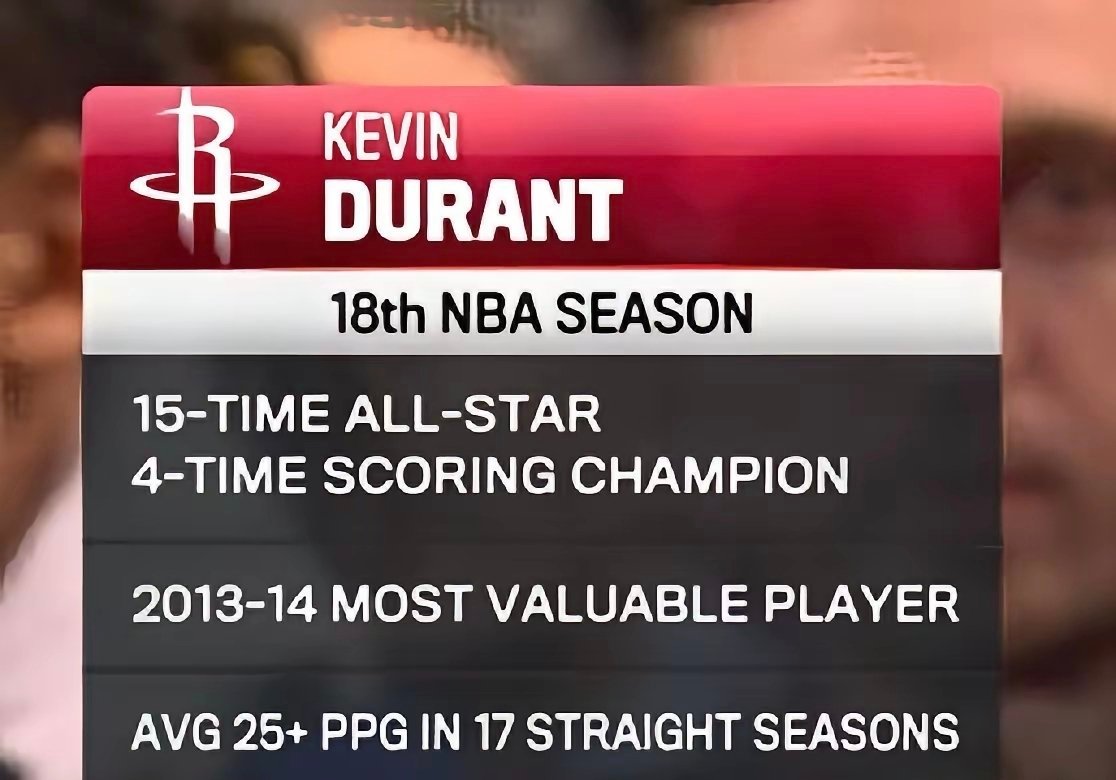 杜兰特连续17个赛季场均得分超过25分，这简直是逆天的存在！火箭客场艰难击败活塞