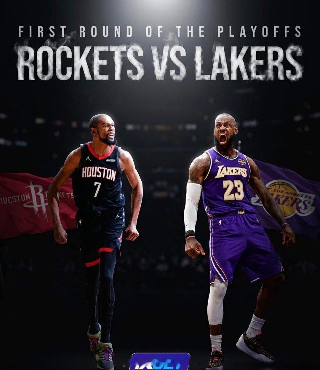 火箭VS湖人季后赛首场比赛4月19日8:30火箭vs湖人休斯顿火箭NBA点赞成金