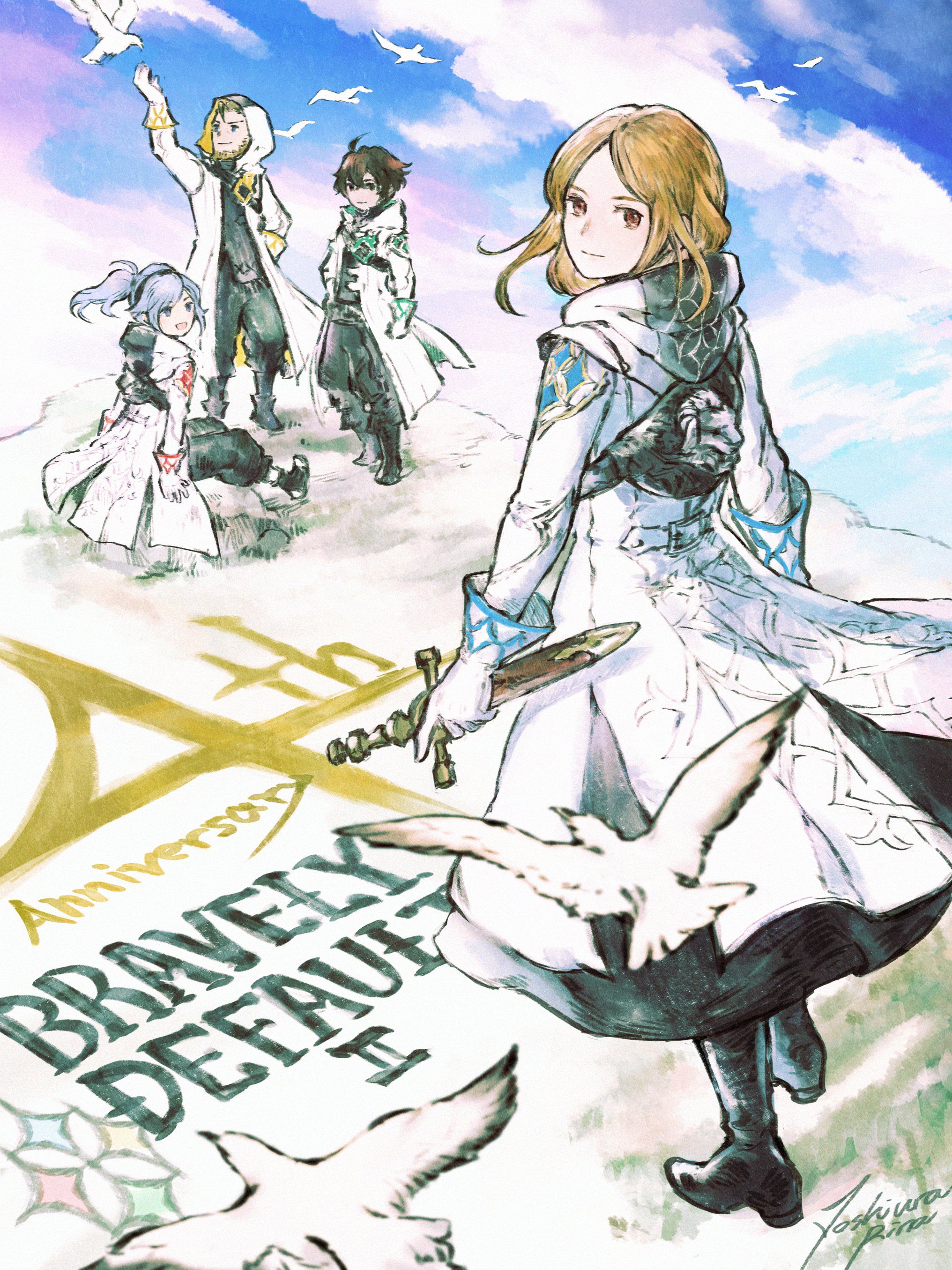 《BRAVELY DEFAULT II》发售4周年，本作现正在eShop四折促销