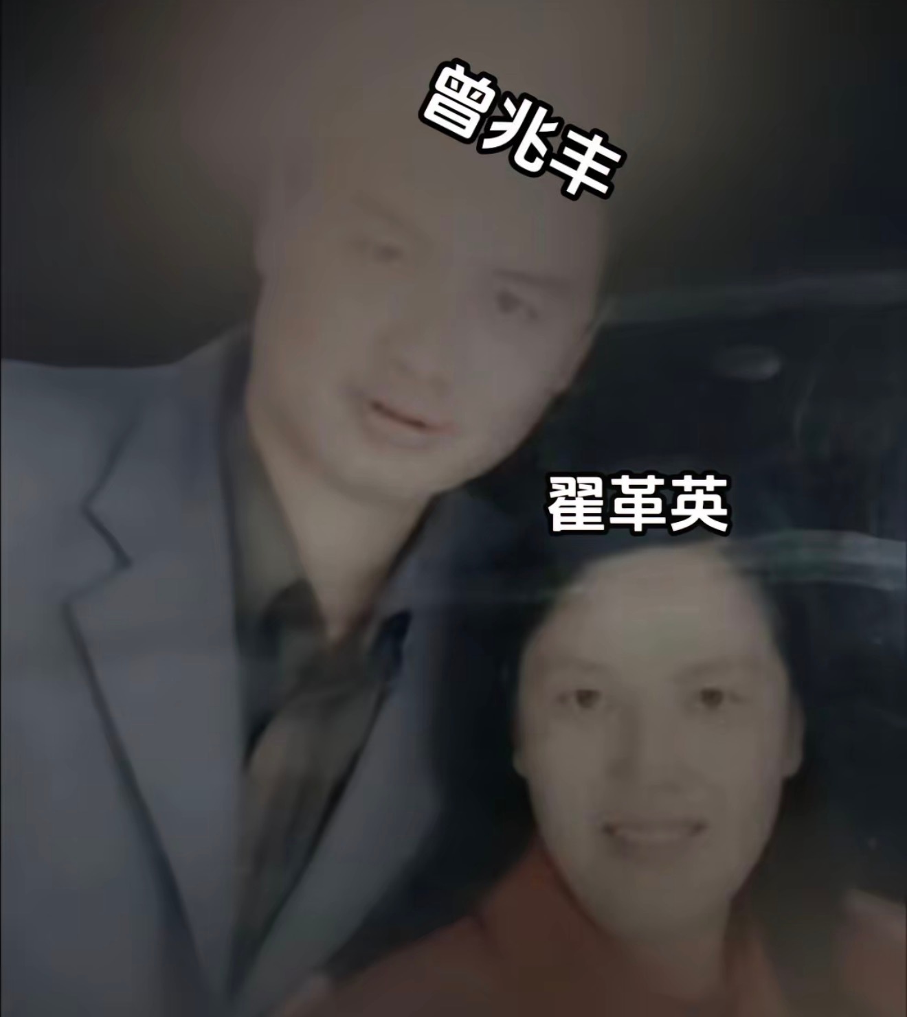 隐隐约约听说是那艺娜和曾兆丰 