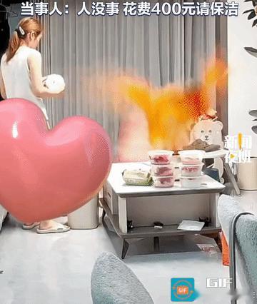 没常识有多可怕！

近日江苏连云港一位妈妈在客厅煮火锅时，锅具突发爆炸，滚烫红油