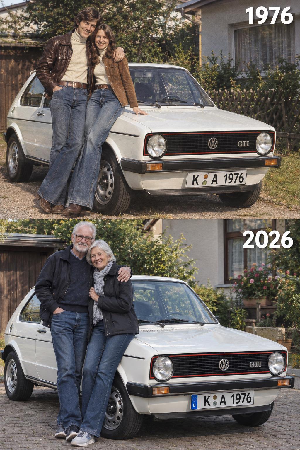 车可以换，人可以老，但这辆GTI陪了他们整整50年大众 大众高尔夫 高尔夫gti