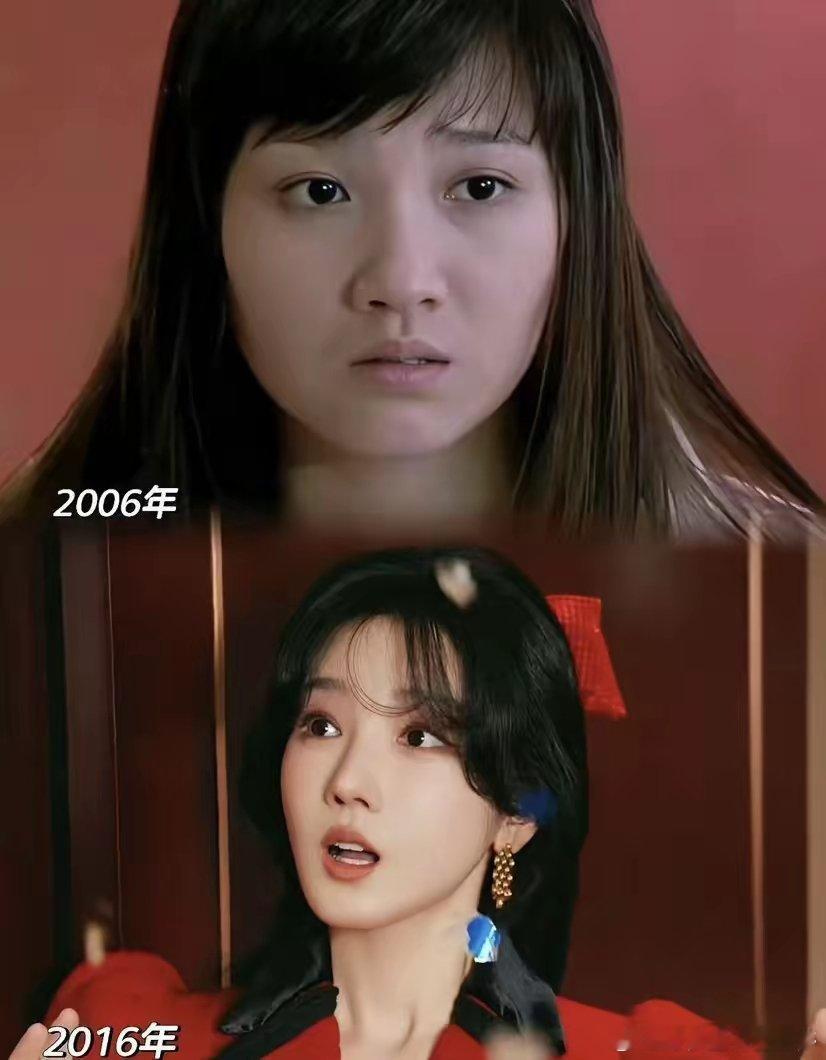 不得不承认，陈小纭绝对是内娱换脸最成功的女星，堪称范本级别的逆袭。她曾在综艺节目