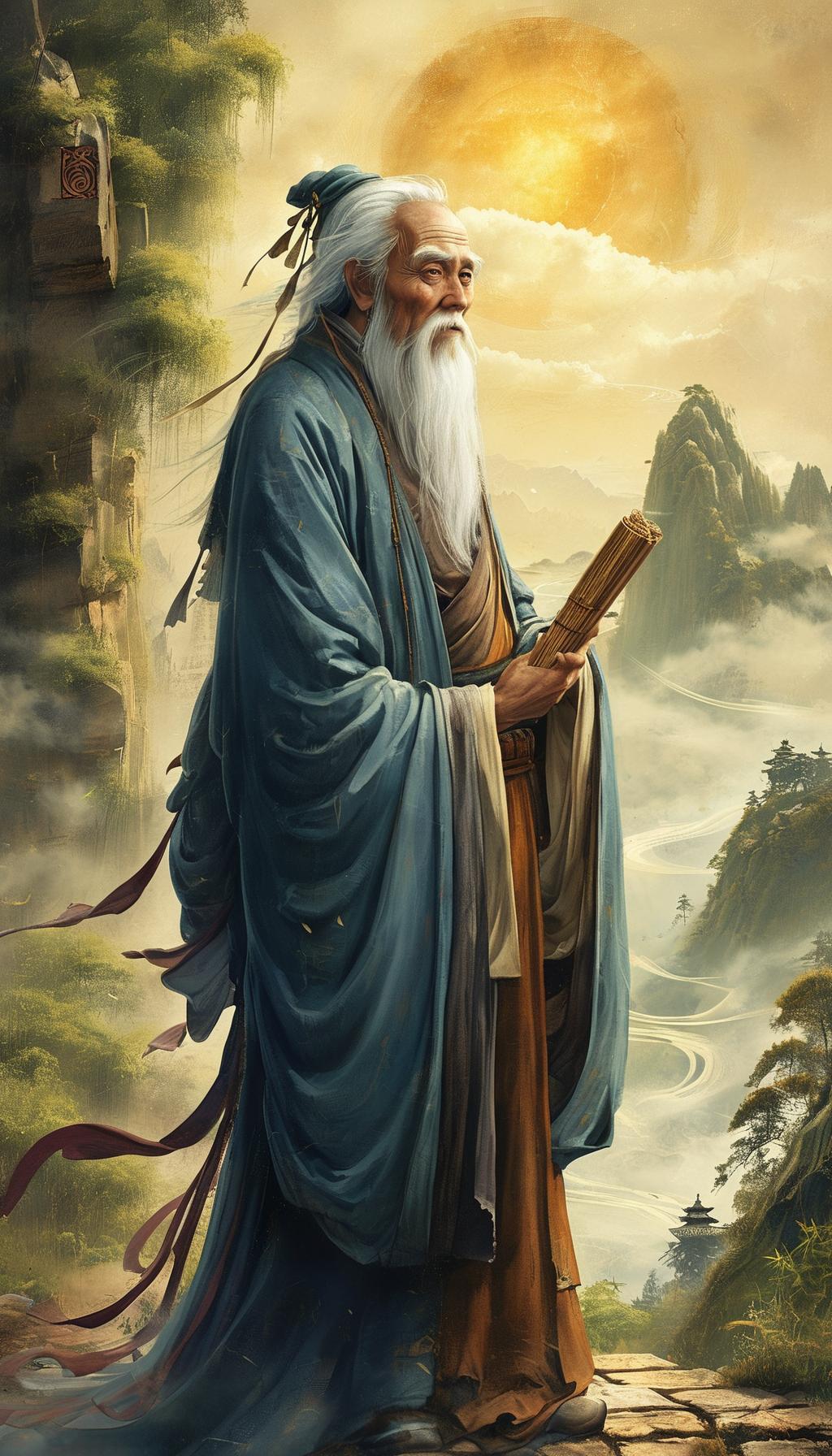 ＃＃老子：道家思想的奠基者，千古哲人的传奇人生＃＃

在中华文明的浩瀚长河中，老