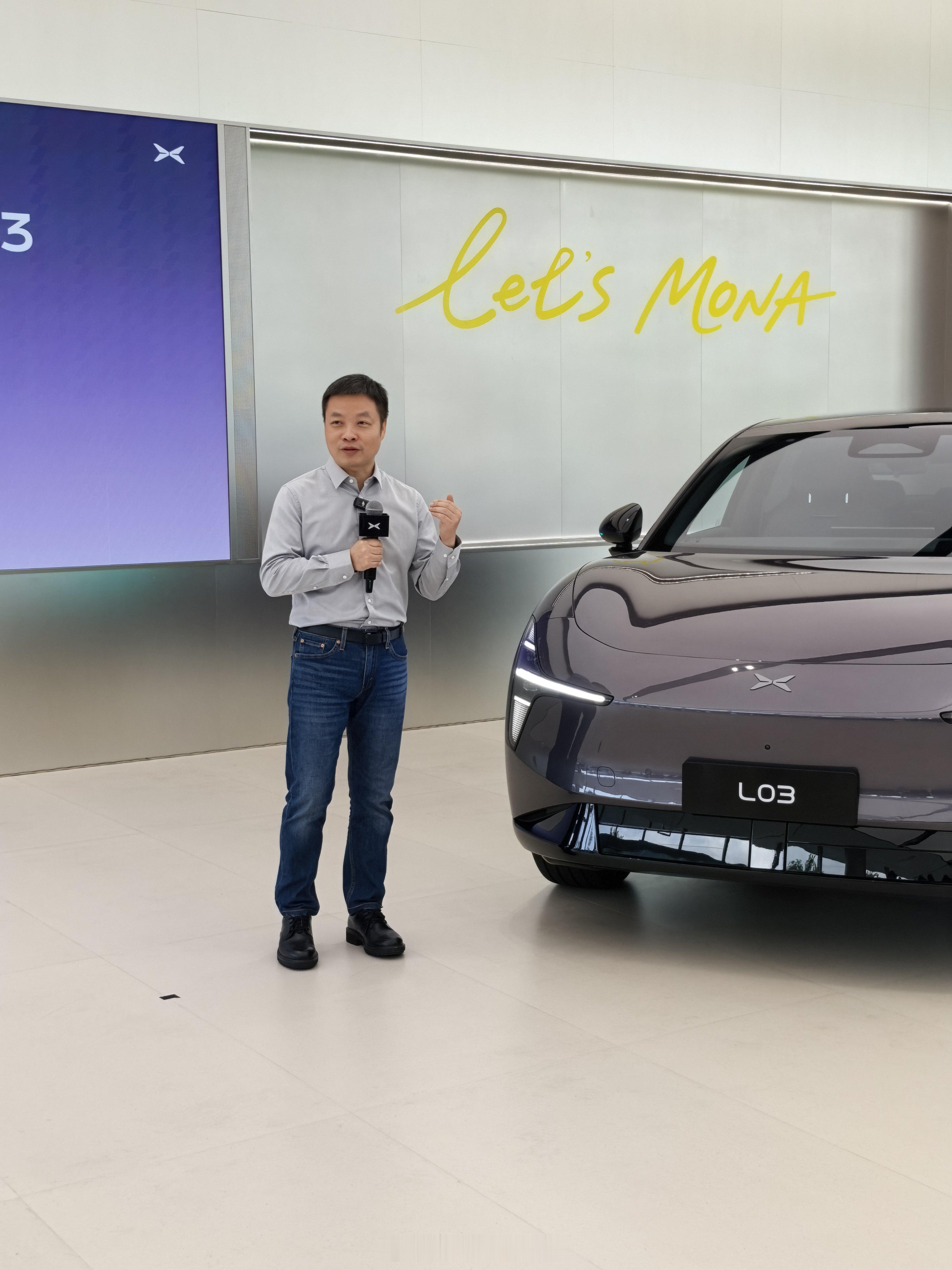 何小鹏在首交仪式透露了一些重点信息L03 Max+Ultra 选装率达到98%（