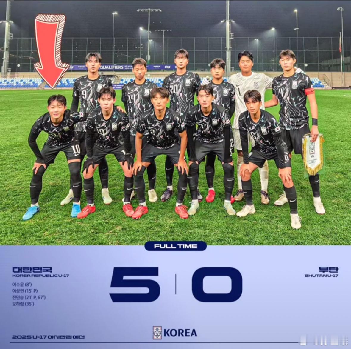 韩国内马尔——金艺建，由于身体晚发育问题，在前两年未能有太多亮眼表现。如今，年满