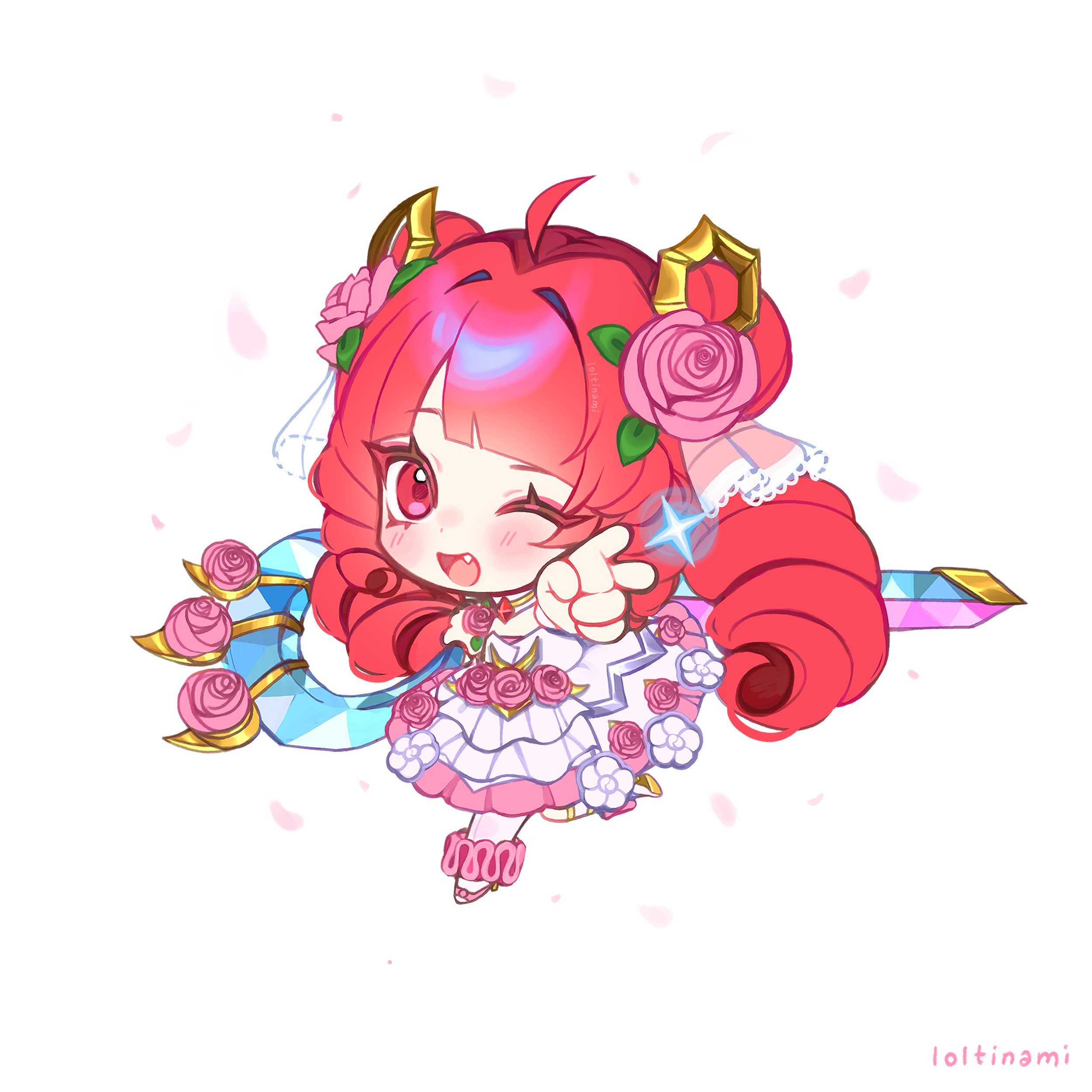 水晶玫瑰 小小格温（cr:loltinami）英雄联盟