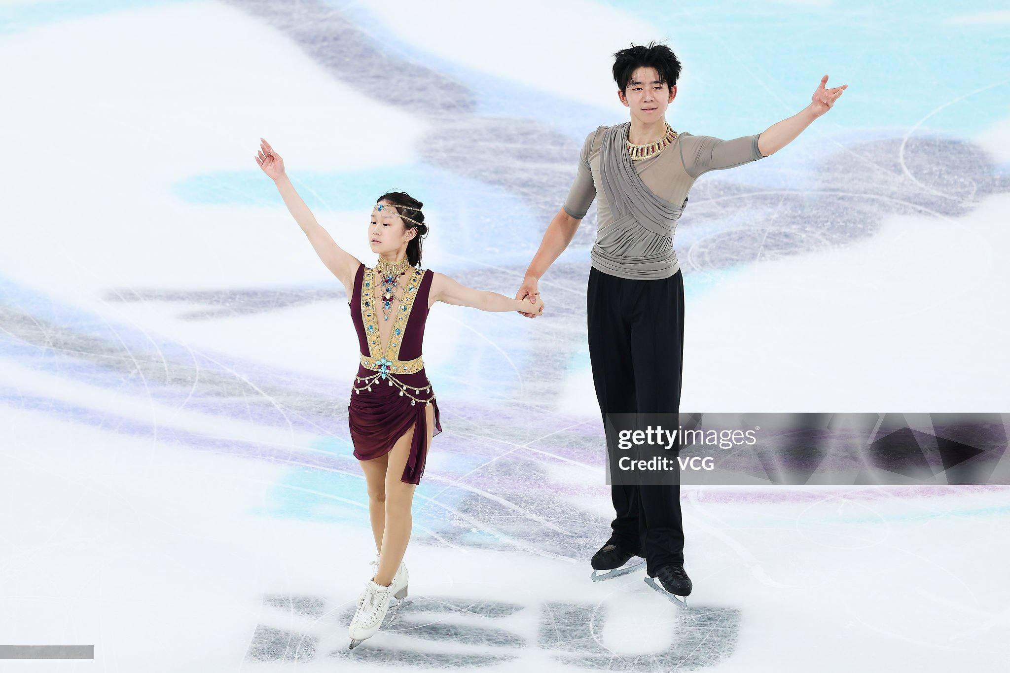 2026jgp拉脱维亚站 陈雨萱董胤博自由滑这场三个抛跳都没成[苦涩][苦涩]明