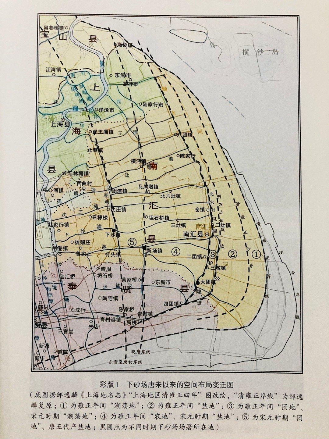 上海地区历代海岸线变迁 