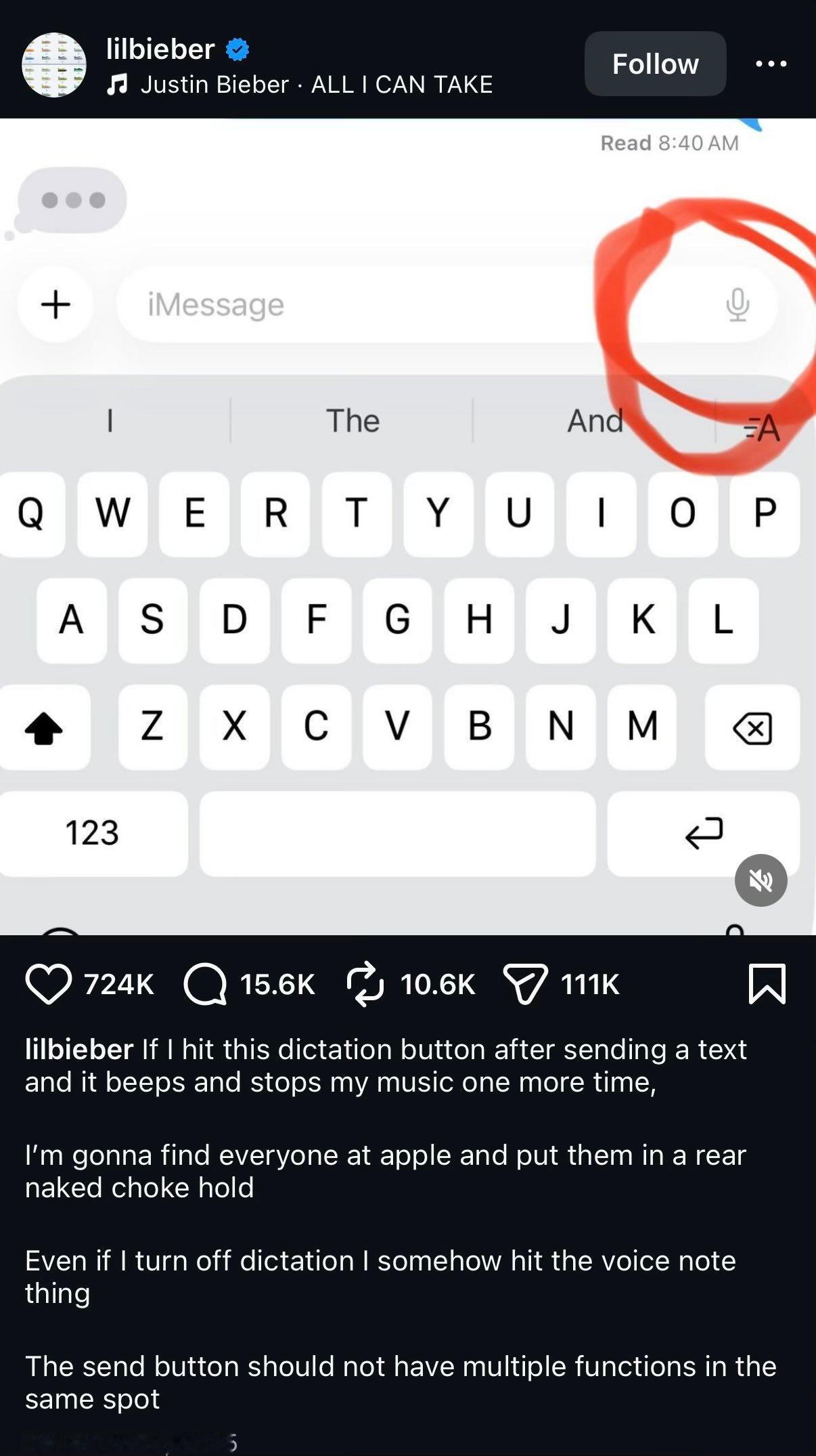 【iOS 27 修复了 Justin Bieber 在“信息”中遇到的问题】iO