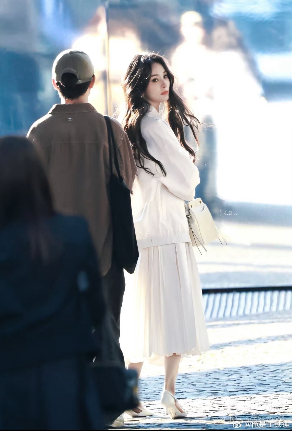 杨幂米兰神图往那一站，随手一拍就是神图！ 