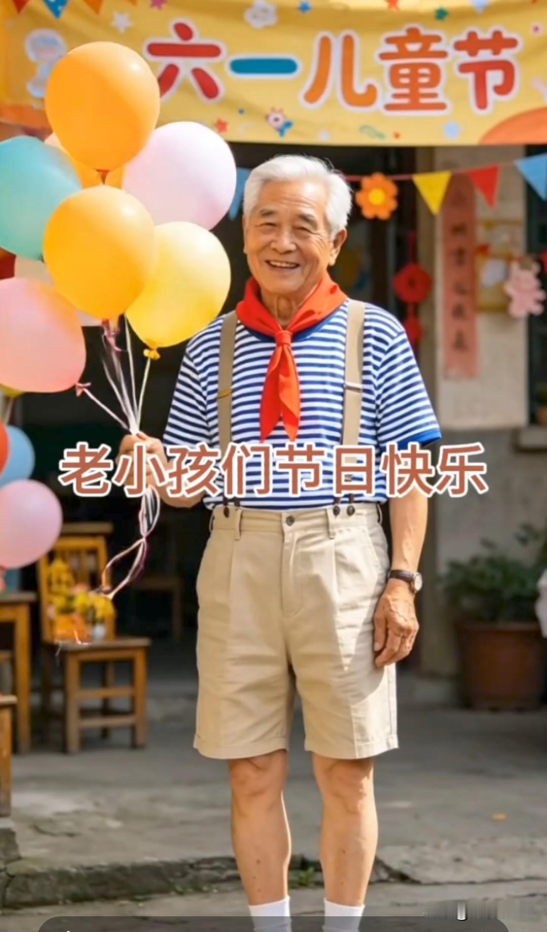 老小孩们童心未泯永葆天真的童心 老人们的童趣 公园老玩童