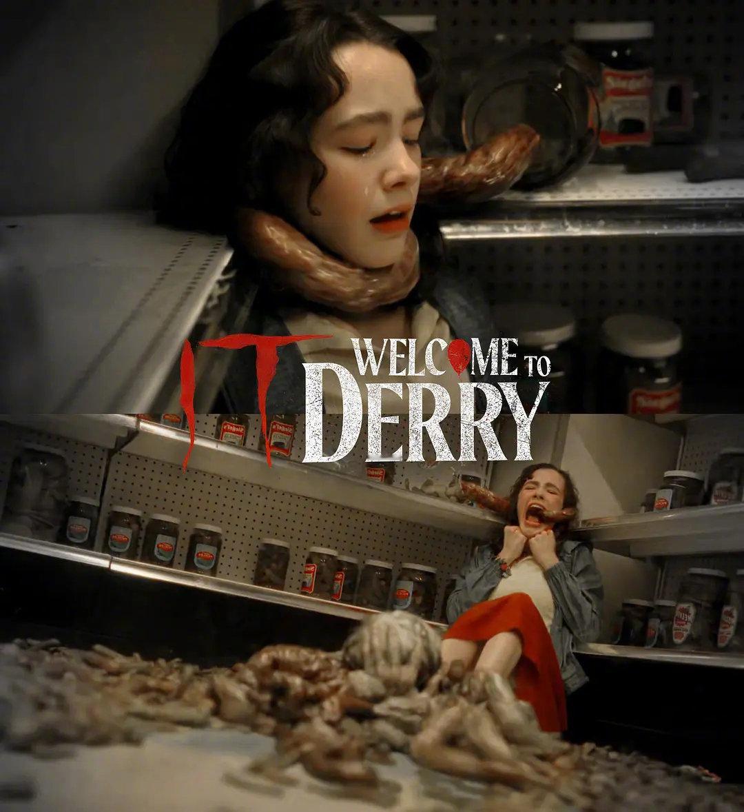 克拉拉·斯塔克，小丑回魂:欢迎来到德里镇片场照[求关注]本剧首播两集后，15岁的