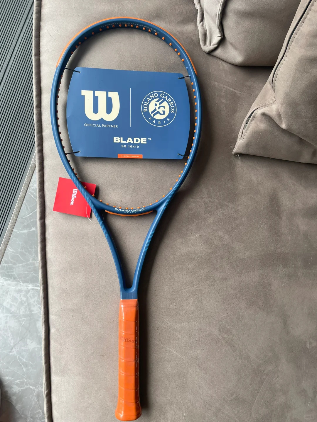 Wilson blade V9法网联名款应该配什么球线