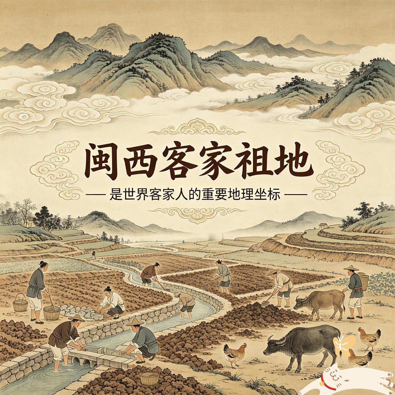 福建闽西地区，被公认为“客家祖地”与“客家首府”所在地 。
聚居在那里的客家人，