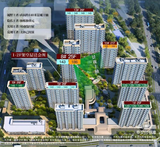 快讯！刚刚，西安住建局公示了高新区丝路软件城国宾板块“绿城·锦海棠项目”新一批房