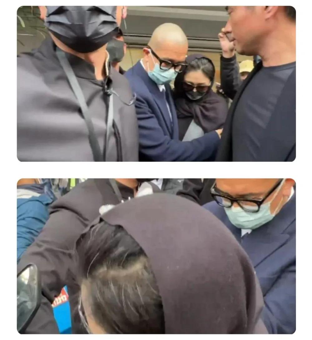 台湾的拍摄角度好刁钻了，竟然拍到S满头白发。虽然大S今年已经47岁，但是这满头白