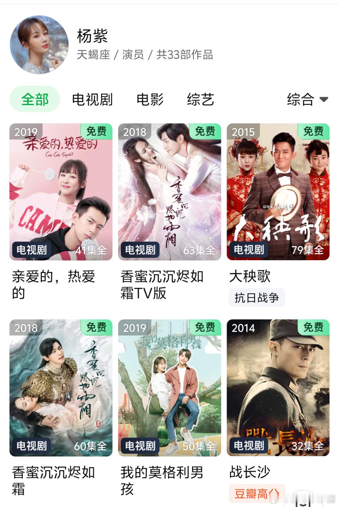 谁看了不说一句杨紫🐮！最近香蜜转场又火了，爱奇艺限免了杨紫的剧，结果香蜜直接拿