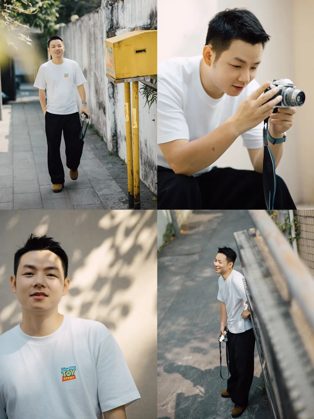 佛山拍照📷在日系街道拍今年第一组男生写真