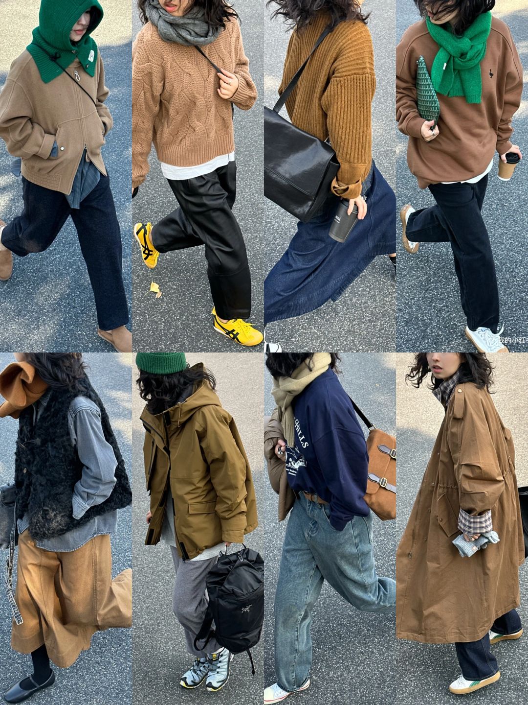 一周穿搭不重样｜属于秋冬氛围感美拉德合集