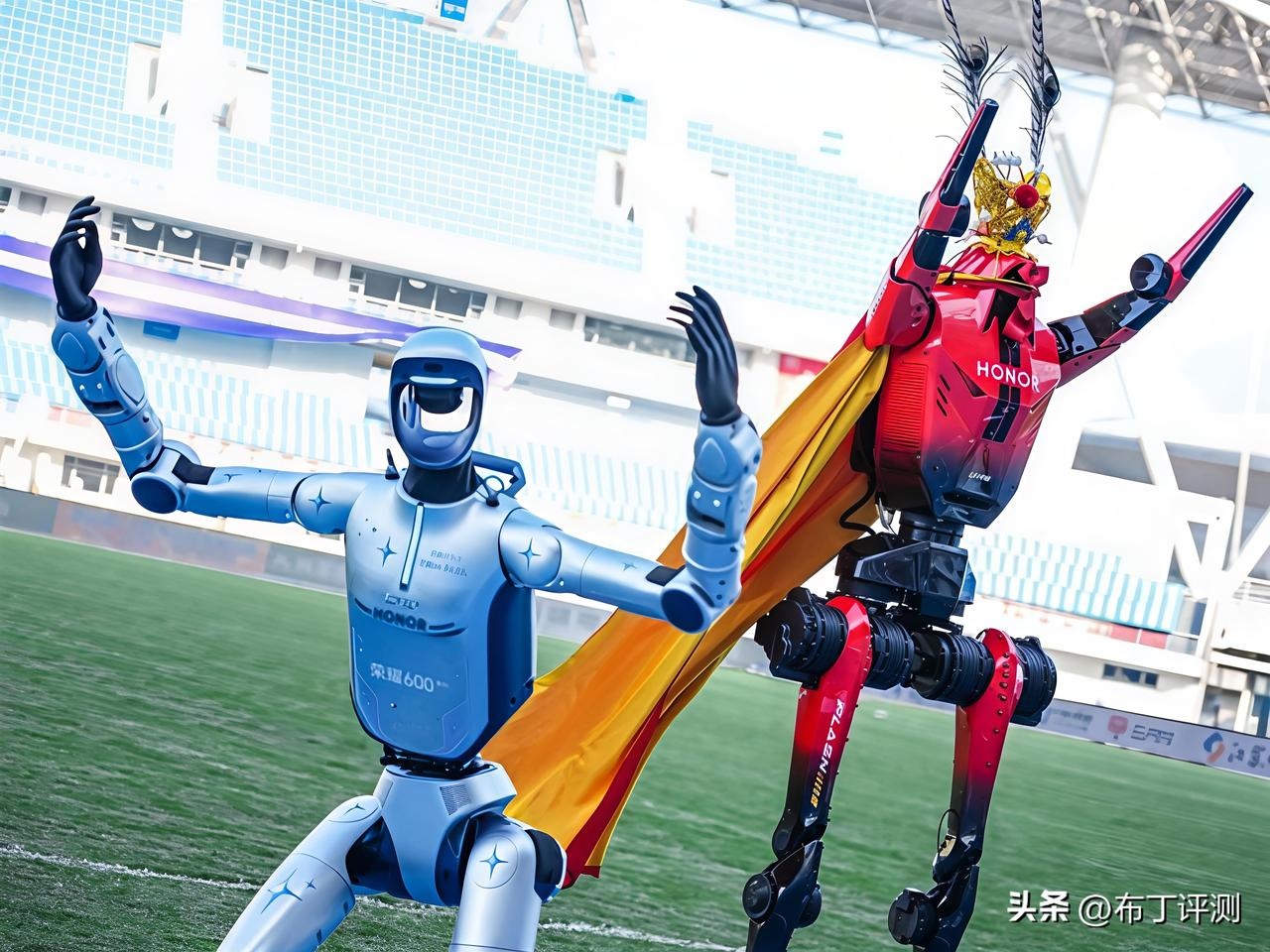 2026年苏超火爆开启，前段时间在人形机器人半程马拉松中夺冠出圈的荣耀机器人元气
