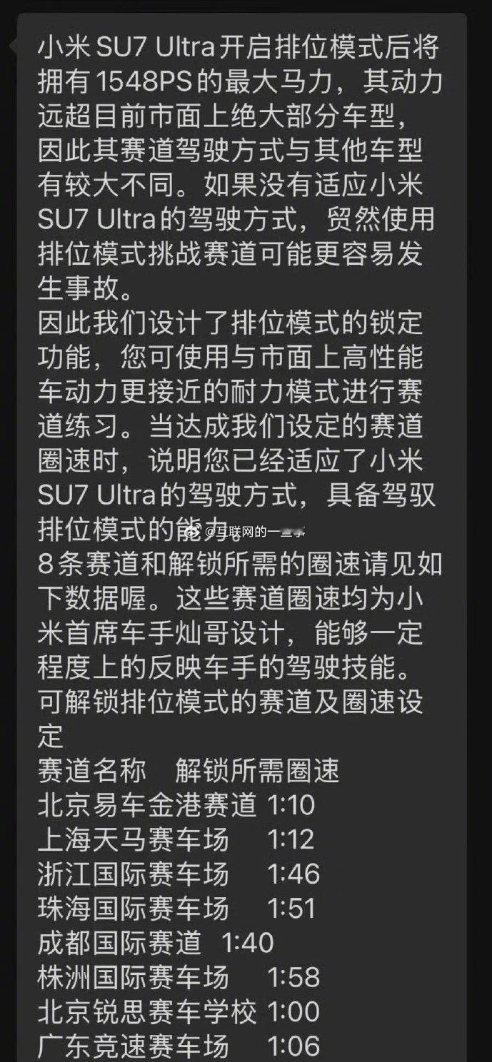 小米SU7 Ultra这波操作真是让人又爱又恨！5月1日，小米SU7 Ultra