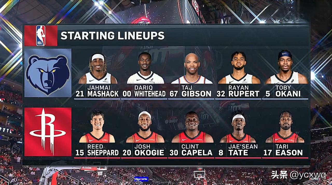火箭常规赛收官战首发👏