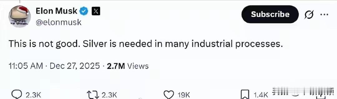 白银冲破80美元马斯克深夜破防！全球工业心脏濒临停摆，你的手机电车正成绝版奢侈品