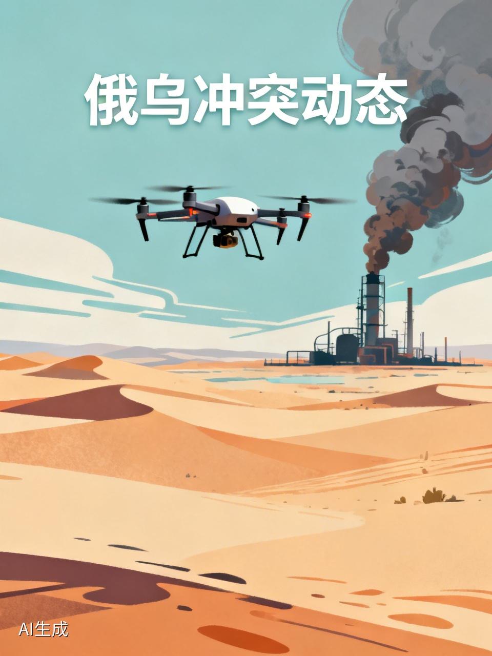 乌军无人机跨越千里袭击俄炼油厂这事，影响可不小。6月16日凌晨，卡波特尼娅炼油厂