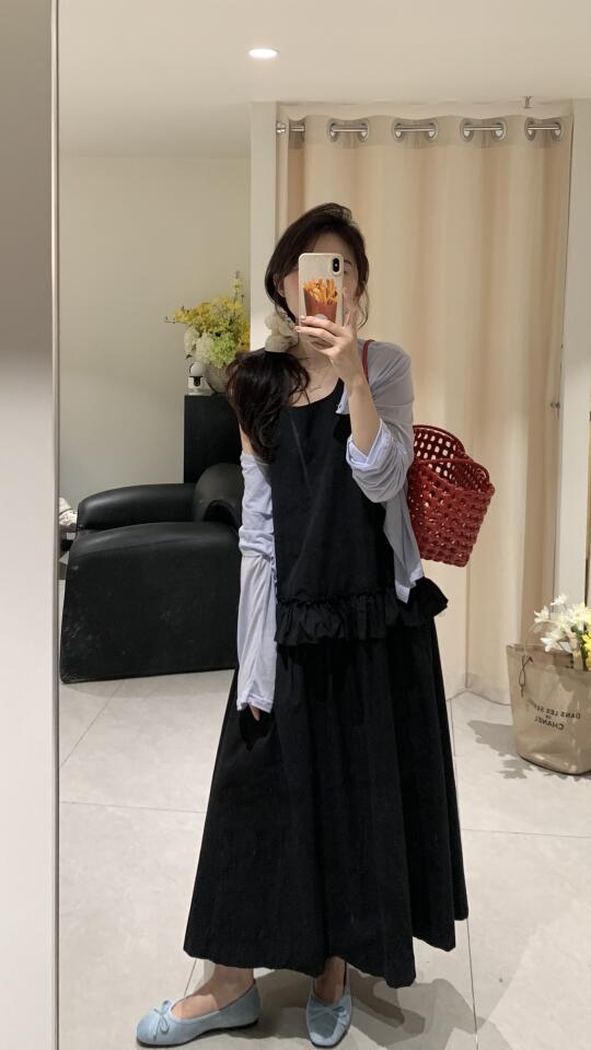 孕期 穿自己喜欢的～花边裙可可爱爱