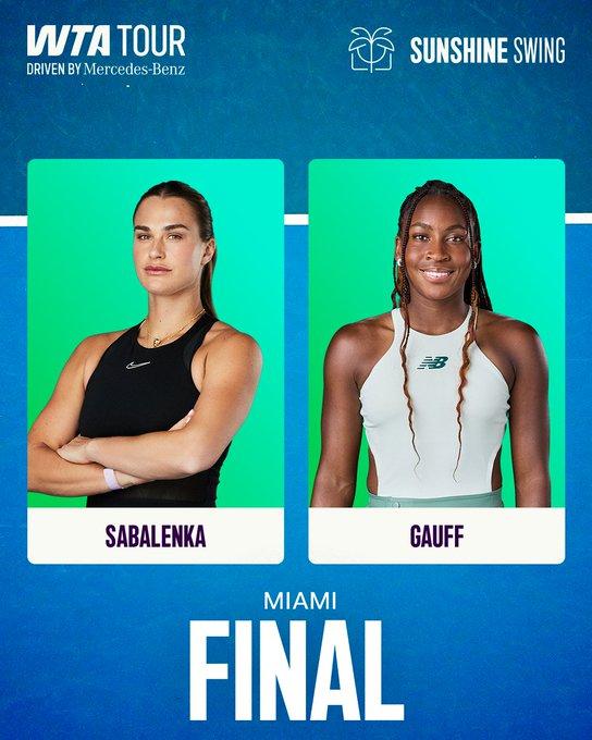 WTA1000决赛预告（明晨）
03:00，1萨巴伦卡vs4高芙
过往交手6-6