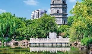 夏日荷花别样红，只是熏风吹过陇。问道此处谁最洁，碧叶田田数华年。